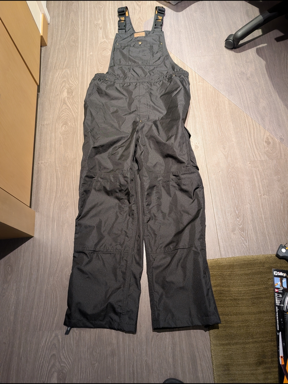Viking Professional Thor 300D Black Bib Rain Overalls